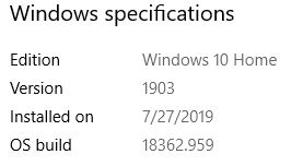 w10 specs